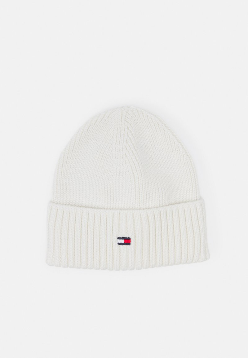 Tommy Hilfiger SMALL FLAG BEANIE UNISEX - Gorro - ivory petal