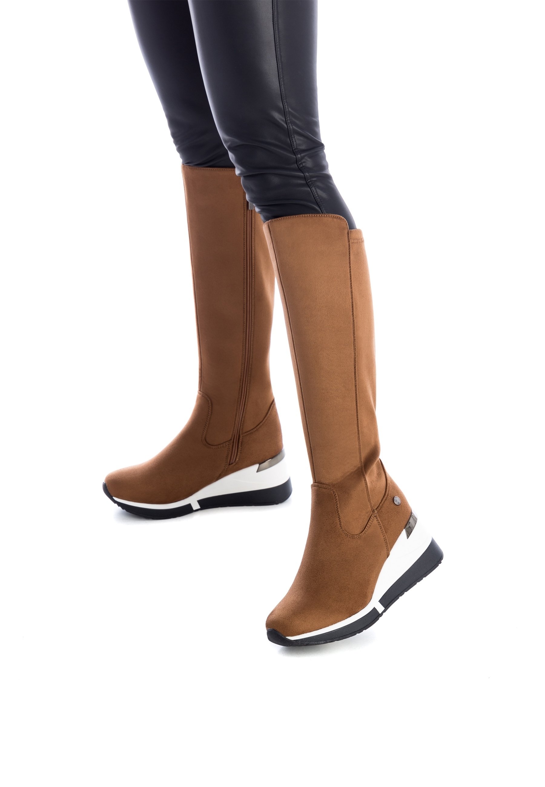 XTI Botas de cuña camel/marrón Zalando.es