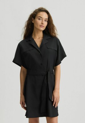 Shirt dress - black
