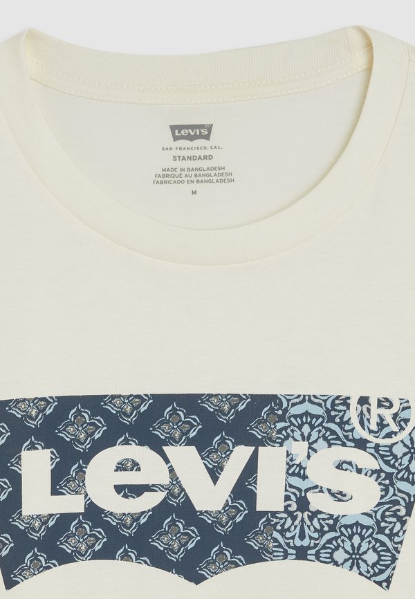 GRAPHIC CREWNECK TEE - Print T-shirt - egret4