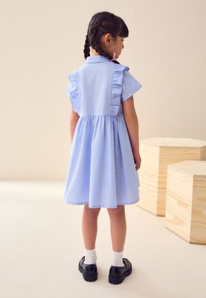 Next REGULAR FIT - FRILL   - Blusenkleid - blue