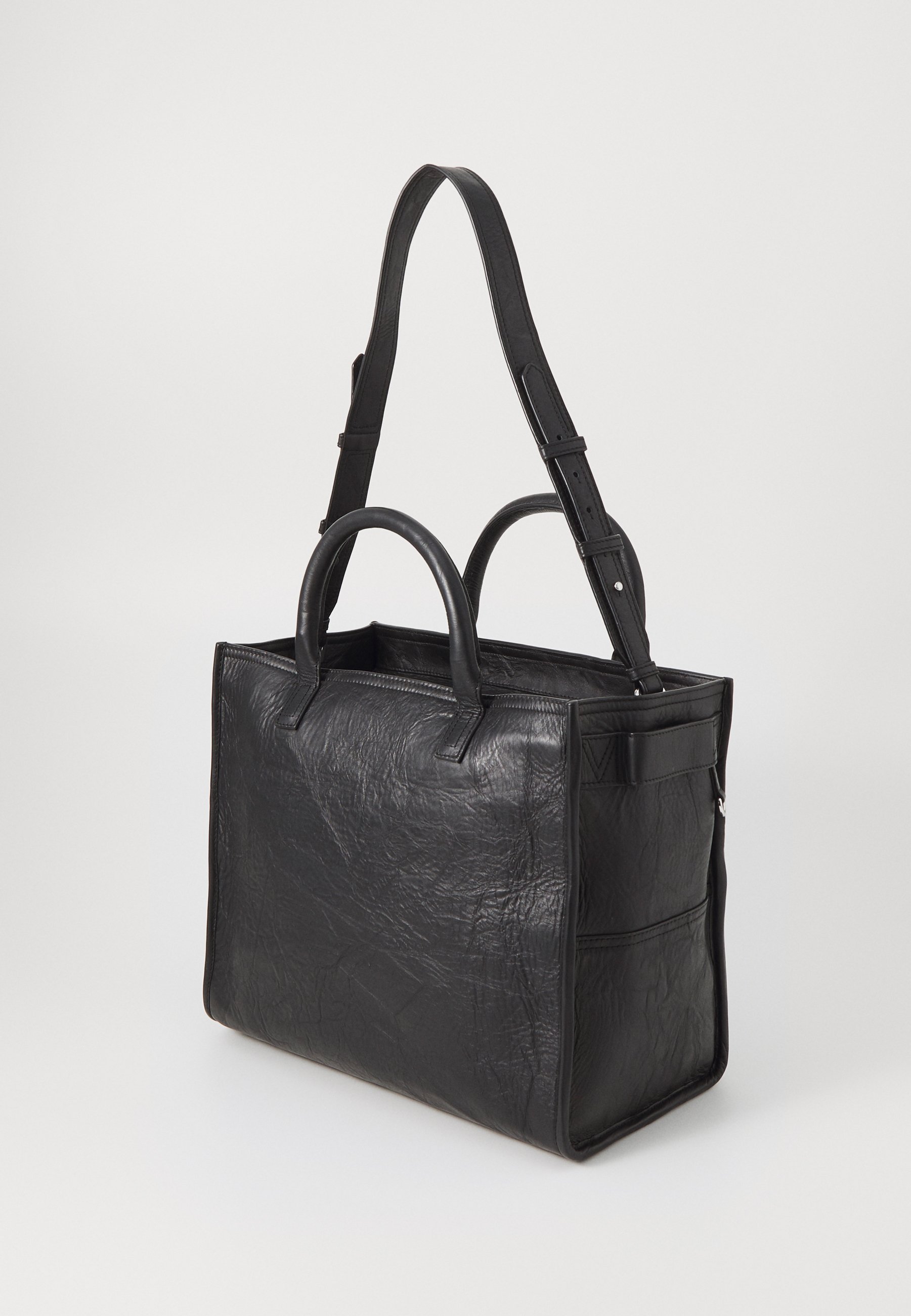 Zadig & Voltaire TOTE WINGS COW BURNISH - Tote bag - black