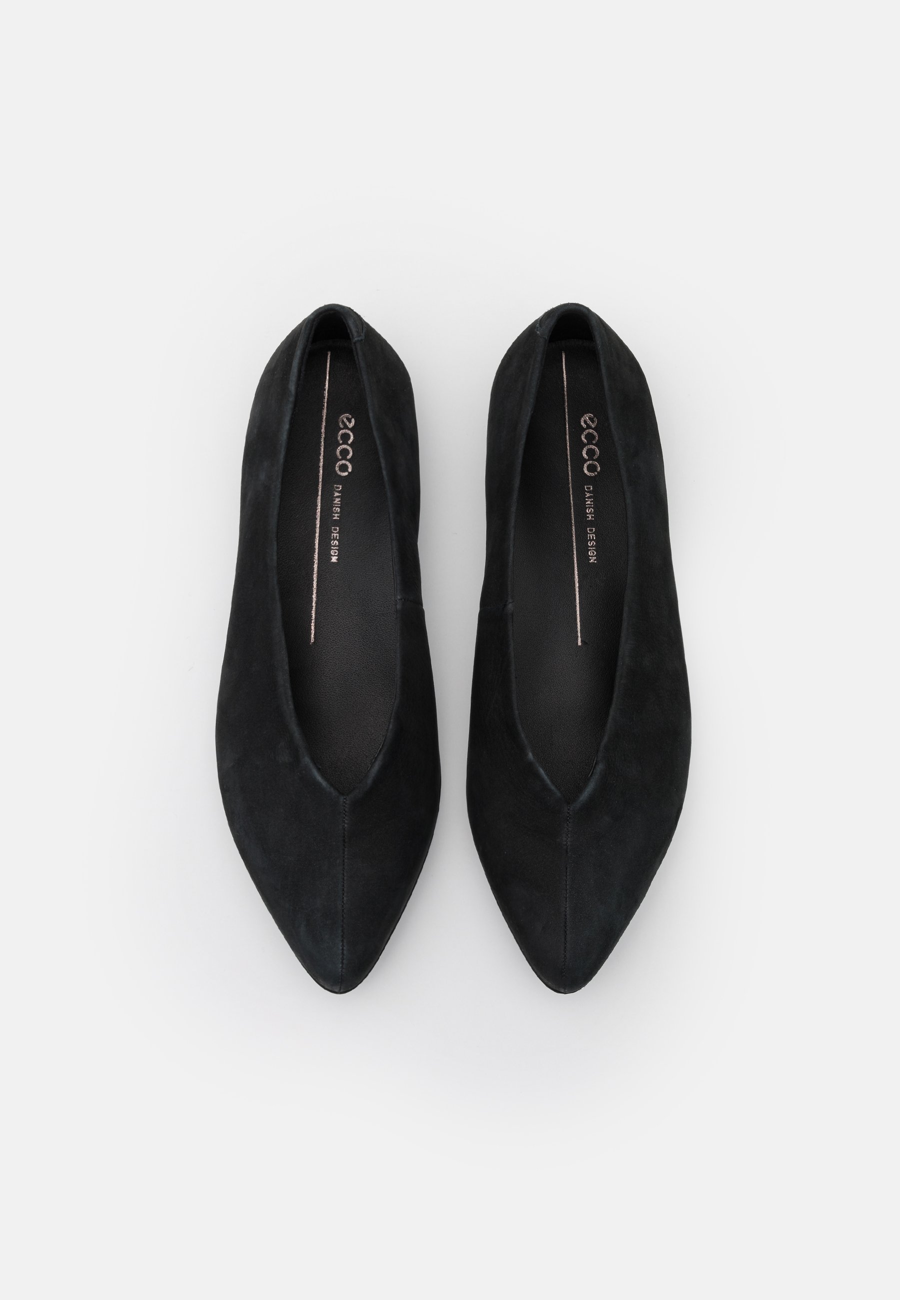 ECCO SHAPE POINTY - Klassischer Ballerina - black muze/schwarz - Zalando.de
