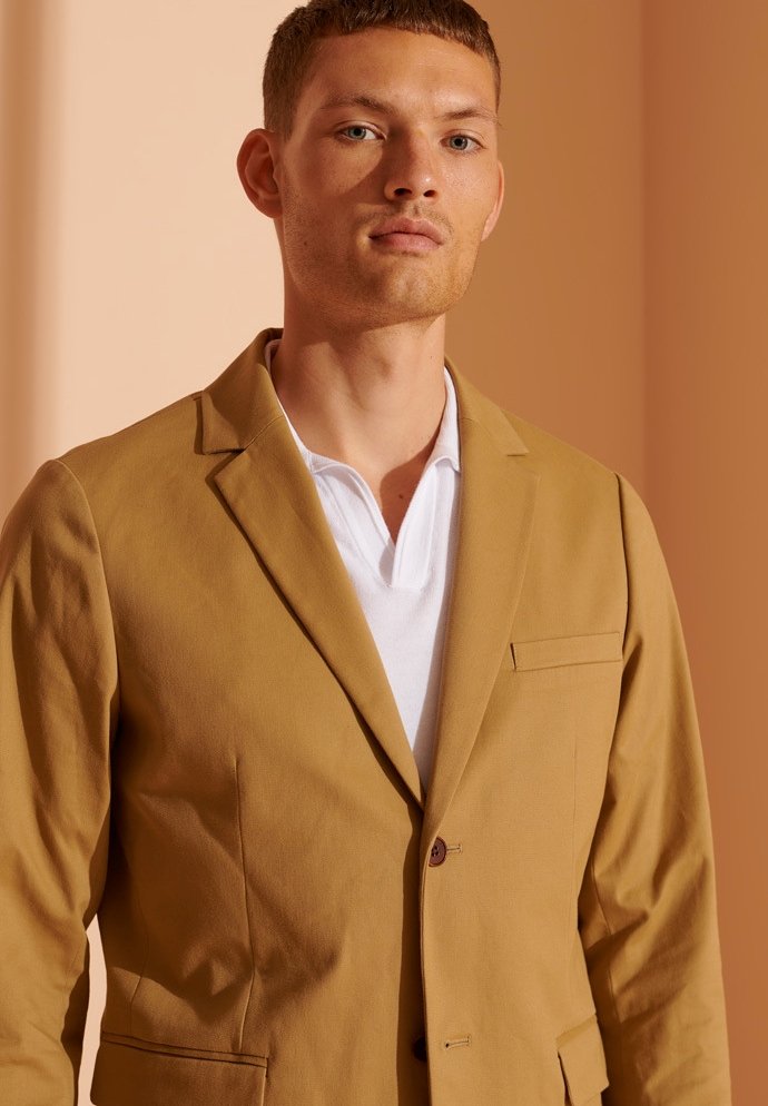 tan dress jacket
