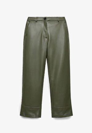 Calliope, PANTALONE LUNGO TINTA UNITA - Pantaloni - verde oliva