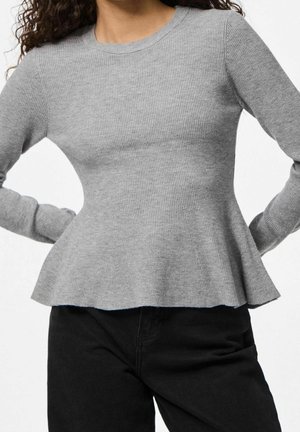 Striktrøje - dark grey