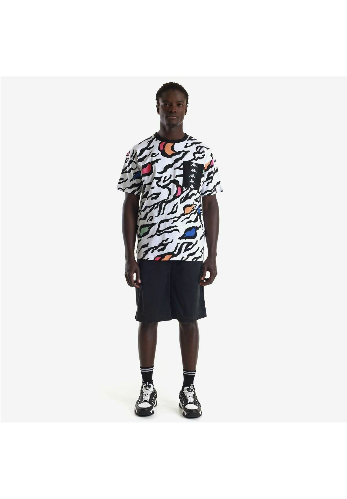 Kappa COMPLETO ESTIVO - Shorts - white graphik/bianco - Zalando.it