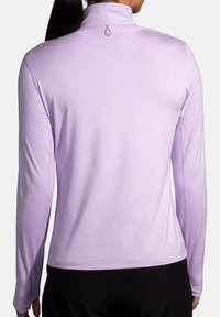 Brooks DASH 1/2 ZIP 2.0 - Pikkade varrukatega topp - htr purple