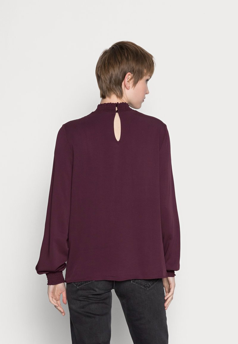 Damen T-Shirts | Vila VIDANIA SMOCK Bluse winetasting/bordeaux - FA28255 Damen T-Shirts | Vila VIDANIA SMOCK Bluse winetasting/bordeaux - FA28255
