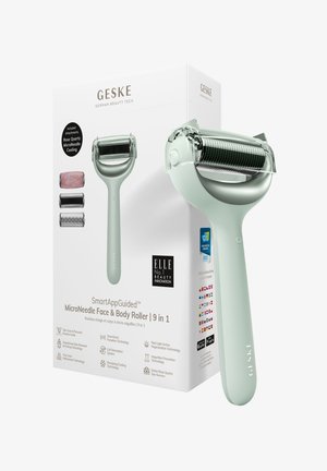 MICRONEEDLE FACE BODY ROLLER | 9 IN 1 - Hudplejeredskab - green