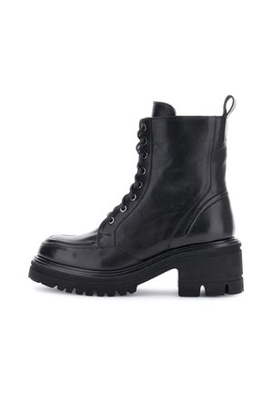 Stivaletti con plateau - black