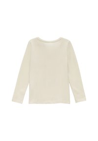 s.Oliver MET GLINSTERENDE SNOOPY PRINT - Langarmshirt - helles sand