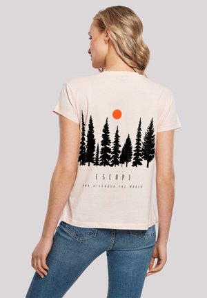 ESCAPE DISCOVER THE WORLD FOREST - Print T-shirt - pink