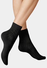 KUNERT ZIGZAG - Socken - black