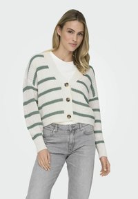ONLY CAROLNICE STRIPE NOOS - Chaqueta de punto - jet stream