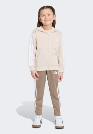 adidas Sportswear, ADIDAS SPORTSWEAR ESSENTIALS TRACKSUIT KIDS UNISEX SET - Gornji dio trenirke - crystal linen   white