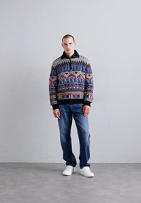 Missoni ROLL NECK  - Jumper - blue/black