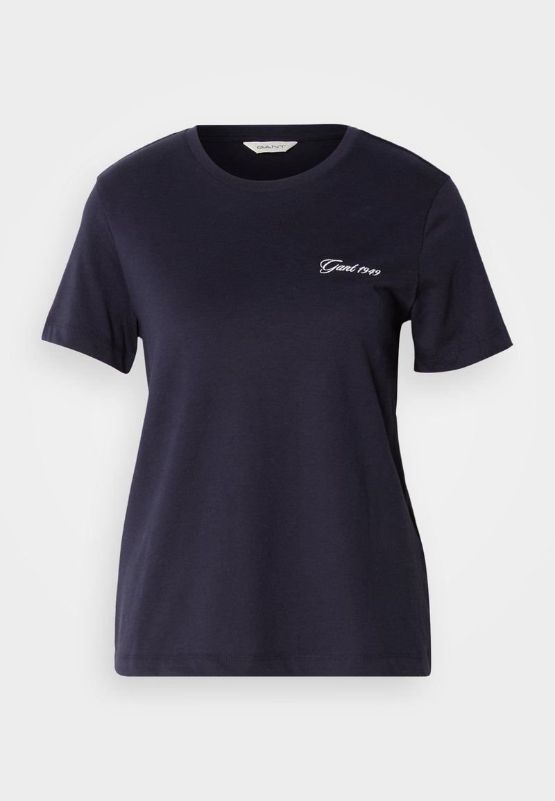 Gant T-shirt basic donkerblauw