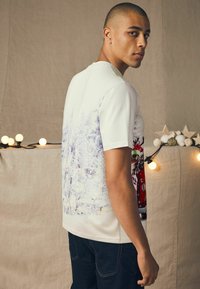 Next T-shirts print - white reindeer van