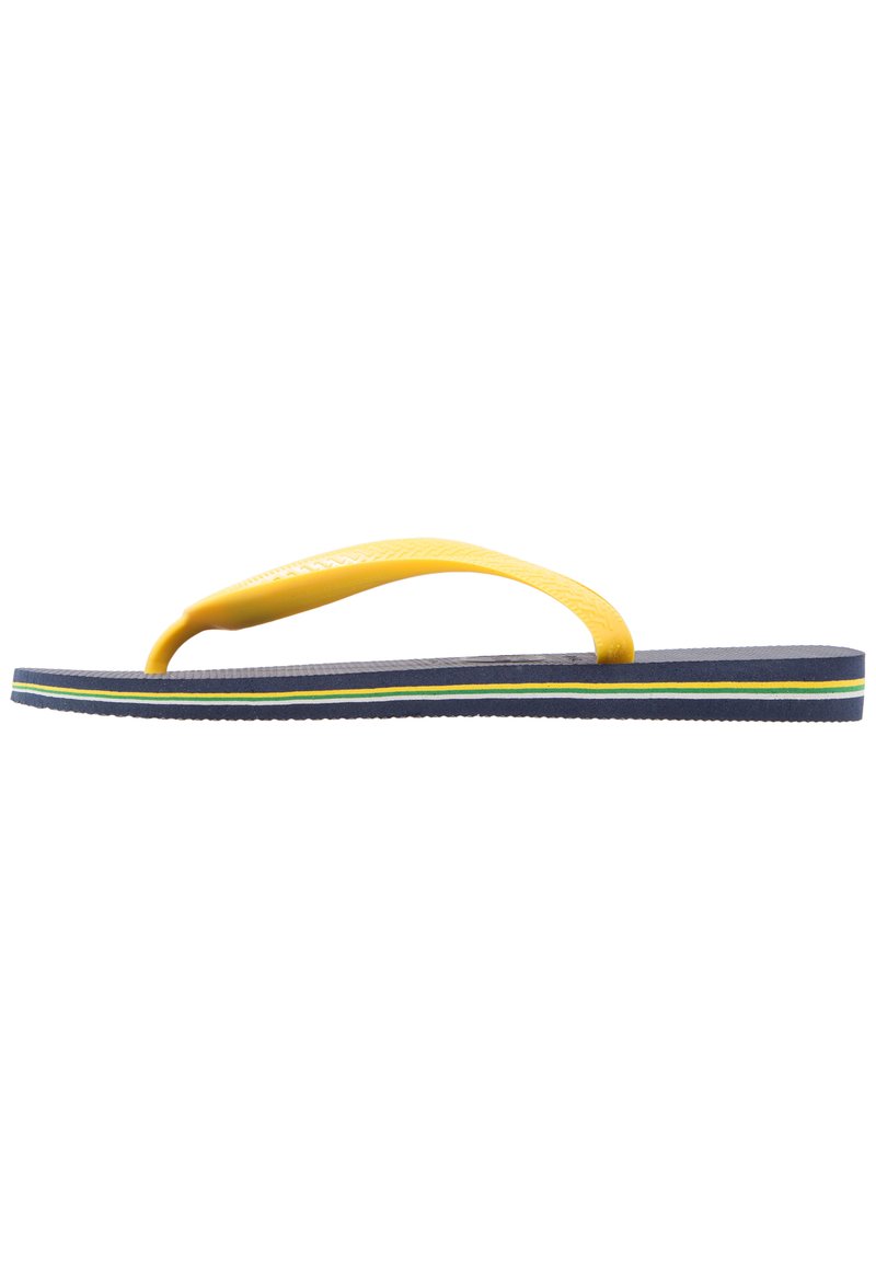 Havaianas BRASIL LOGO - Sapatos para piscina - navy blue/ citrus