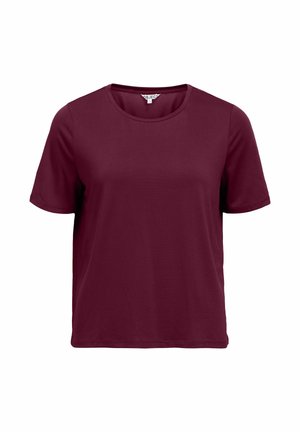 Object, OBJANNIE S/S T-SHIRT NOOS - T-shirt basique - windsor wine