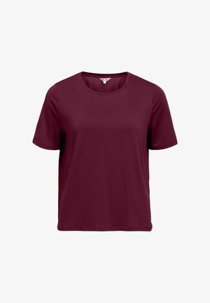 Object, OBJANNIE S/S T-SHIRT NOOS - T-shirt basique - windsor wine