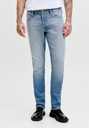 JJIGLENN JJICON JOS NOOS - Slim fit jeans - blue denim