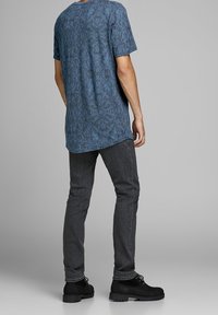 Jack & Jones PREMIUM T-shirt med print - dark-blue denim
