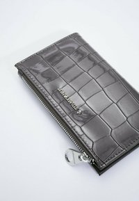 Stradivarius BASIC MIT KROKOPRÄGUNG  - Portefeuille - dark grey