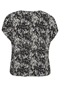 Kaffe Curve AMI STANLEY - Blůza - black white graphic snake