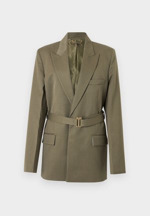 BELTED TAILORED - Kratki kaputi - sage melange