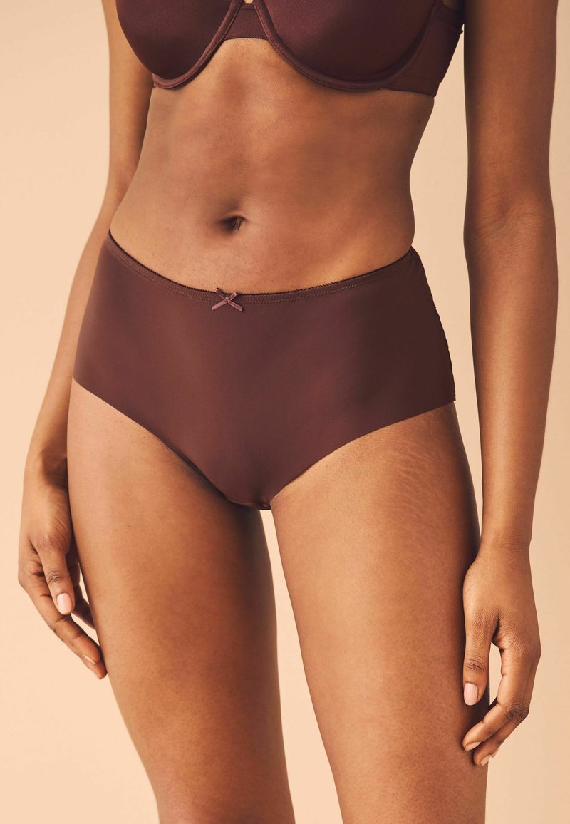 Next NO VPL BACK THREE PACK - Fecskék - black chocolate brown tan brown
