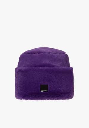 Karl Lagerfeld Jeans, KLJ FOLD UP FAUX FUR BEANIE - Σκούφος - prism violet