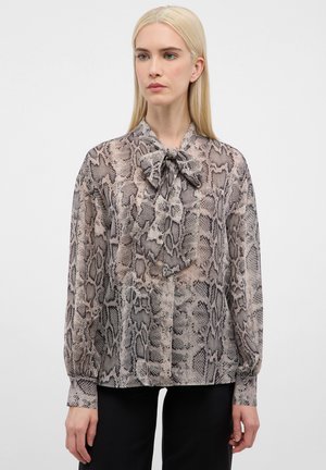 BEDRUCKT - Overhemdblouse - grau