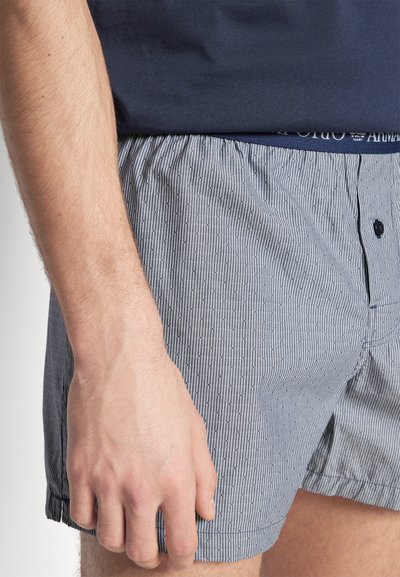 Emporio Armani PAJAMAS - Pizsama szett - blue