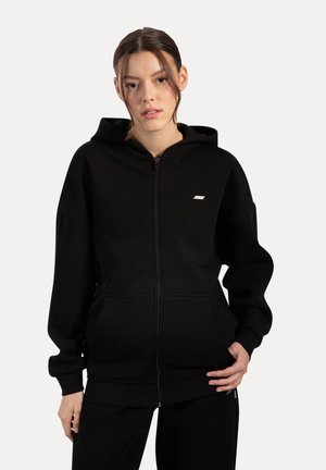 LYANNA - Sweater met rits - schwarz