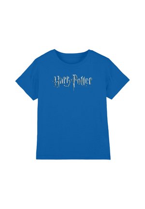 Cotton Soul, HARRY POTTER LOGO UNISEX - T-Shirt print - royal blue