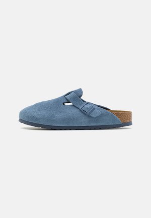 Birkenstock BOSTON NARROW UNISEX - Pantolette flach - blue