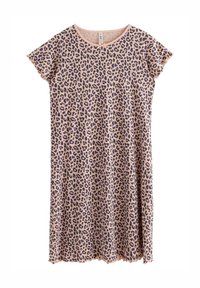 Lindex SHORT-SLEEVED - Yöpaita - light dusty pink