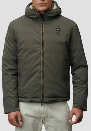 Blauer PIUMINO BLAUER BALLARD GIUBBINO CORTO REVERSIBILE - Overgangsjakke - double face green