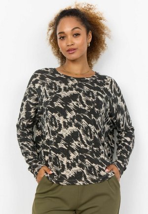 SC-BIARA AOP 121 - Longsleeve - c cream melange combi