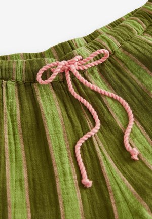Next TALL FIT - WIDE  - Hlače - green stripe