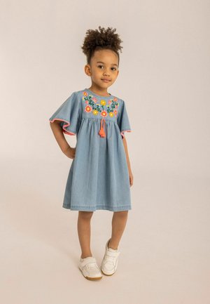 OVERSIZE SLEEVES - Spijkerjurk - blue