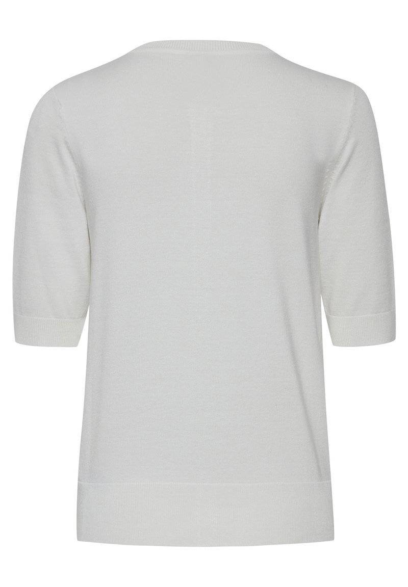 Damen Strickjacken | PULZ PZSARA Strickjacke blanc de blanc melange/silberfarben - BZ14352 Damen Strickjacken | PULZ PZSARA Strickjacke blanc de blanc melange/silberfarben - BZ14352