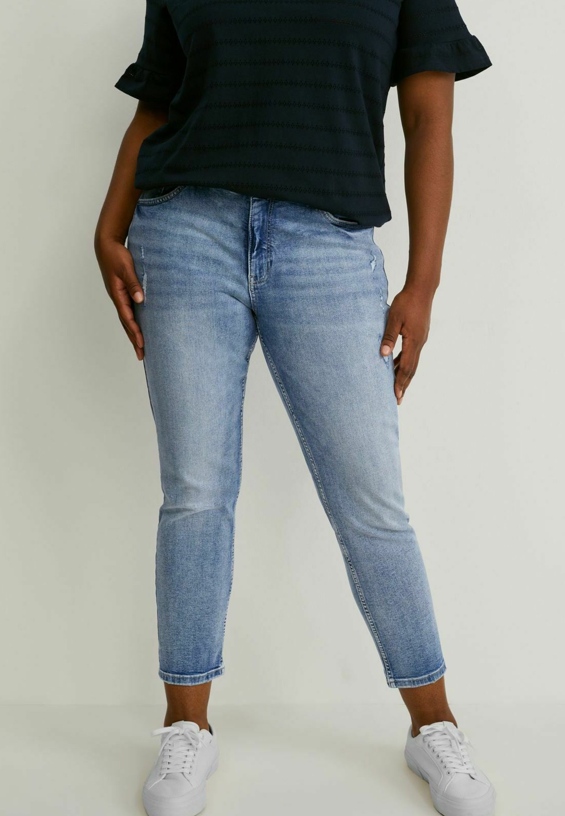 C\u0026A Slim fit jeans - denim blue/blue 