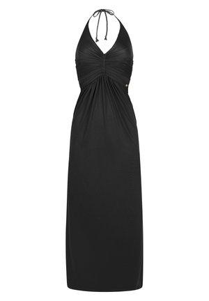 HALTER - Maxi-jurk - black