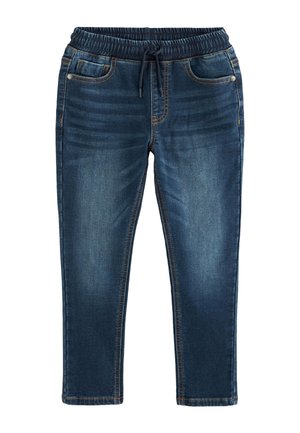 Next REGULAR FIT ELASTICATED WAIST - Jeans Relaxed Fit - mottled blue