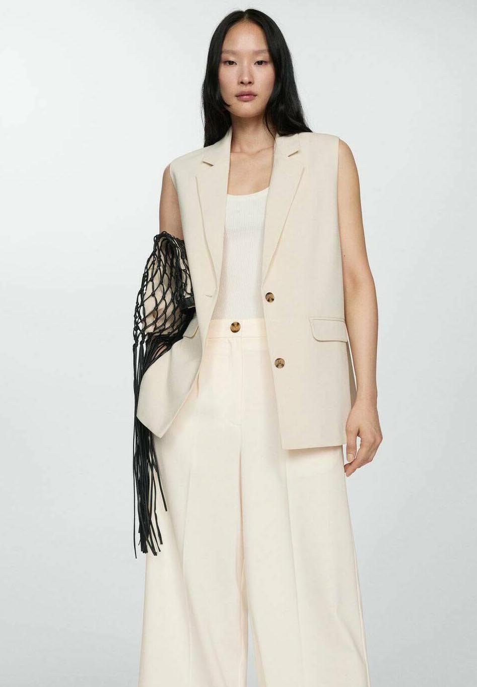 Mango NALA - Weste - ecru/offwhite - Zalando.de 