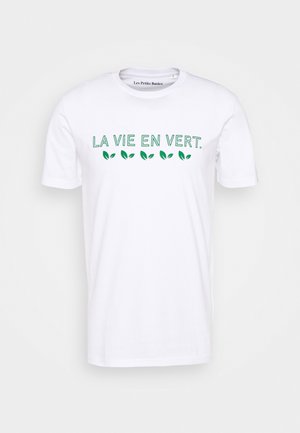 LA VIE UNISEX - Print T-shirt - white