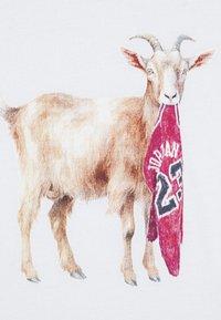 Jordan GOAT CREW - Print T-shirt - white